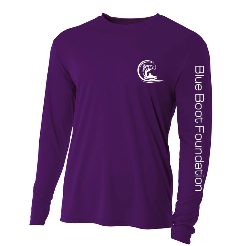 Purple Long Sleeve Dri-Fit Shirt